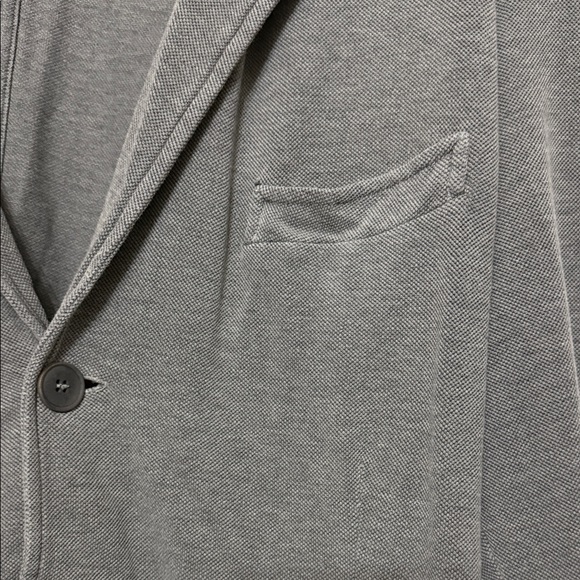 Men's Gray Lightweight Shirt Jacket - Picture 3 of 8